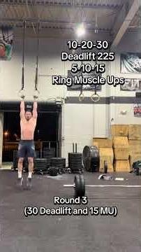 Really fun workout from earlier in the week! Modify to pull-ups if you don’t have muscle ups! •