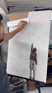 “Stitch” Part of my show Parallel Worlds which opens July 31 at 340 Kings Road in London with @stowegallery #modernart #contemporaryart #soloshow | Andrew Scott