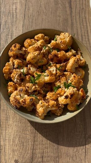 Roasted Cauliflower with Tahini Sauce