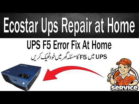 Who to fix Ups F5 Error At Home // Ecostar F5 Error fix