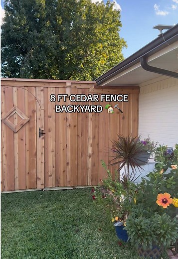 Upgraded 8ft Cedar Fence Installation in DFW Area