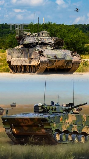 When the U.S. M2 Bradley and China’s ZBD-04 clash, battlefield supremacy is on the line. The Bradley offers heavy armor, long-range firepower, and battle-tested survivability. The ZBD-04 counters with amphibious mobility, a 100mm gun, and rapid-fire weapons, giving it shock and speed in any terrain. Which IFV would dominate in a head-to-head fight—American toughness or Chinese agility? #M2Bradley #ZBD04 #InfantryFightingVehicle #IFV #USMilitary #ChineseMilitary #ArmoredWarfare #AmphibiousIFV #Me