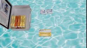 Swimming Pool & Lifeguard First Aid Kit - Sturdy Water-Resistant case, Signalling Whistle & More, Home, Office, or Sports - Safe Fun in The Sun Poolside - Made in USA