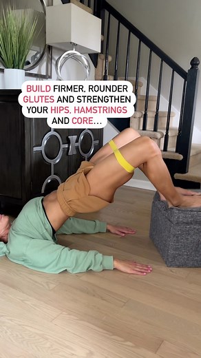 738K views · 803 reactions | BUILD firmer, rounder GLUTES and strengthen your HIPS, HAMSTRINGS and CORE with this ‘elevated glute bridge hip abduction’ variation  The burn IS crazy good! 掠 It’s amazing what a little BAND and ELEVATION can do! SAVE NOW and drop a few sets into your next workout ✔️ #glutes #glutesworkout #hamstrings #hips #corestrength #legworkout #homeworkout #workoutathome #workoutideas | Sandysklarxfit | Facebook