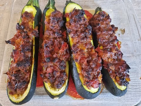 Courgettes farcies au four, simple et troooop bon 😉