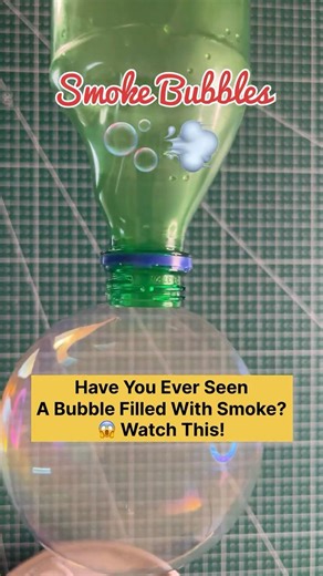 How to Make Smoke Bubbles at Home 🫧💨 | Amazing DIY Trick #shorts