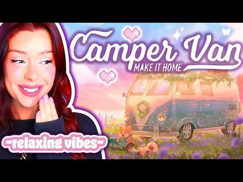 The CUTEST Unpacking Cozy Game 🌷 Camper Van: Make It Home