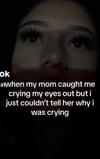 Girl Crying in Front of Mother - Emotional Moment Captured