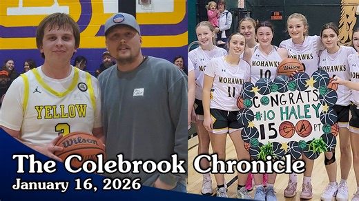 This week: Varsity basketball highlights from Colebrook Academy and Elementary School, Pittsburg-Canaan Athletics, and Groveton Eagles Athletics - including milestone point totals for Daemon Jaimes (1,000) and Haley Rossitto (1,500). Plus: Moonshadow Counseling opens its doors, pianist Christopher Leonard brings Broadway classics to the Great North Woods Center for the Arts stage, and hockey coverage above the border as Bishop’s College School faces Stanstead and the Bishop’s Gaiters host Italy’