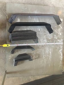 [Hot Item] Shelves Bracket Black Support Heavy Duty Industrial Strong Floating Cast Iron Metal Solid Steel Wall DIY L Shape Shelf Brackets