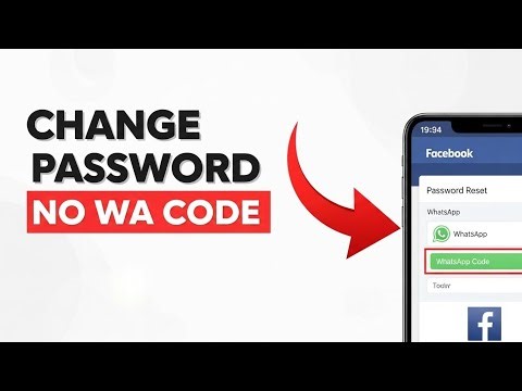 How to Change Facebook Password without WhatsApp Code