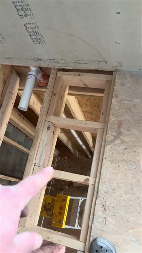 Walk-in shower! ￼ dropping the plywood!