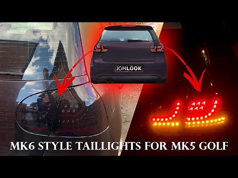 JOM MK5 GOLF TAILLIGHT Install - Full Installation Guide