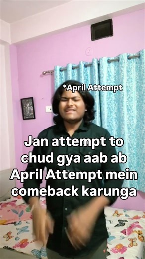 Jan Attempt: Kuch Nahi Hua 💀April Attempt: “Don’t Expect Anything From Me” 😭 | JEE Meme