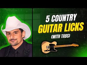 5 Country Guitar Licks to Enhance your Playing! (with tabs)