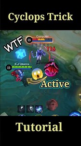 WTF Tricks Dark System 😱 | Cyclops Tutorial MOBA 5V5 #mobalegends5v5 #moba5v5english #moba5v5pippin