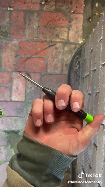 Carpenter Pencil with Built-in Sharpener for Precision Marking