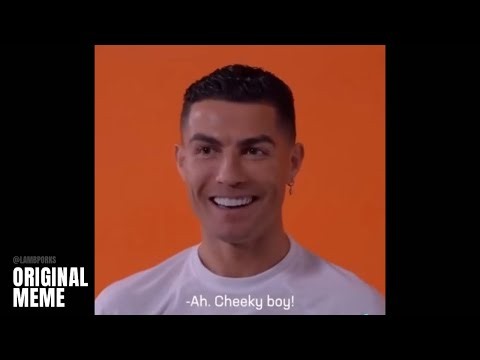 Ronaldo cheeky boy (original meme)