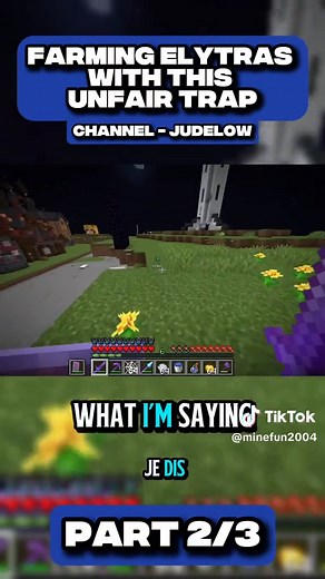Minecraft Elytra Farm: Unfair Trap Tutorial by JudeLow