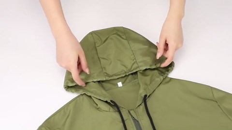 Ponceau Packable Men's Rain Jacket Waterproof Raincoat for Men Lightweight Windbreaker with Hood Green 2XL