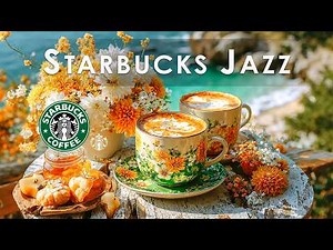 夏ジャズ bgmスタバ【 広告なし】月曜日の朝 、海辺のカフェで過ごす癒しのスターバックス☕ 心ほどけるピアノジャズ｜作業・読書・朝時間に至福のひととき - Happy Starbucks Music
