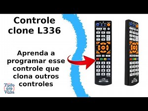 Controle L336 para clonagem, clonador de controle remoto infra vermelho clone IV