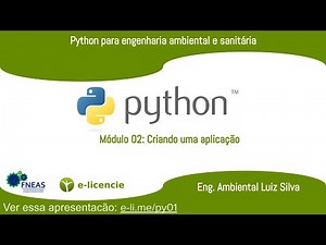 Python para Engenharia Ambiental e Sanitária - Criando uma aplicação