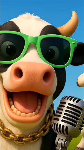 Funny Cow Dance & Funny Cow Song. 🤣🤣 #cowdance #cow #cowsong #cowvideos #funnyanimal