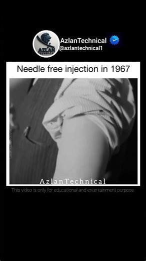 In 1967, Doctors Injected Without Needles Here’s How It Worked #demonstration
