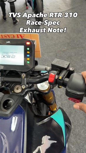 We are riding the race-spec TVS Apache RTR 310 for the first time ever on a race track and it sounds menacing! This is the final race of the 2025 season, but the first race of the year 2026. | MotorBeam