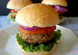 Black Bean and Chickpea Burger - Veggie Burger – Babs Projects