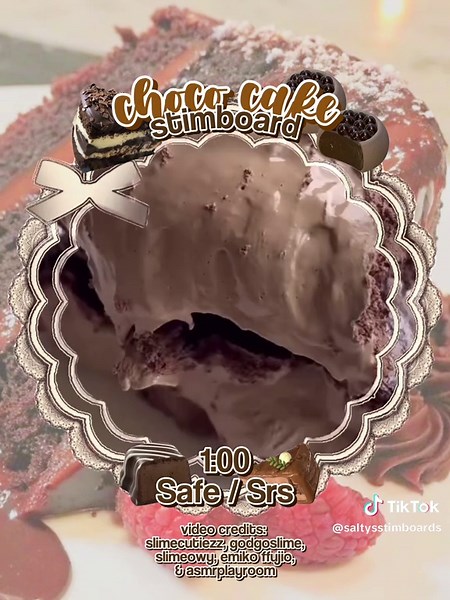 Chocolate Cake Stimboard for Relaxation