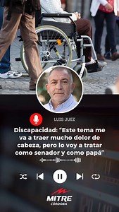 🔴En diálogo con Aquí Petete, el senador nacional Luis Juez habló sobre la complejidad y el desafío que representa la discapacidad en la vida personal y política, y cómo le genera un gran “dolor de cabeza” la polémica que ha planteado el Gobierno nacional respecto a los discapacitados. 👉🏻Juez también criticó el "nivel de oportunismo" de otros políticos, asegurando que "nunca nadie, ningún dirigente político le importó". Lamentó que la discusión lo "pone muy mal", pero se mostró decidido a dar 