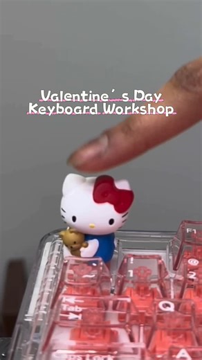 Soulmiekeys on Instagram: "💗 Valentine’s Day Custom Keyboard Workshop 💗 Feb 12–15 free Limited artisan key cap or pressing key chain Build a custom keyboard together — choose your barebone, switches, and keycaps. 🩷🩷ZT82 Barebone 🩷🩷Red Macaron Switches 🩷🩷 Sakura Mist key cap set Hello kitty artisan key cap 📍 Limited spots available. Book ahead!!! #keyboard #toronto #valentines #workshop #customized"