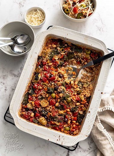 Mediterranean-Inspired Rice Bake