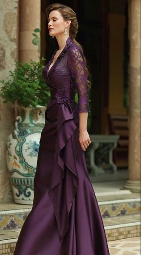 Modern One-Shoulder Dresses for the Trendy Mother of the Bride #elegant