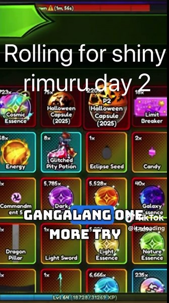 Let me get a shiny rimuru #animelaststand #als #rimuru #towerdefense #shiny