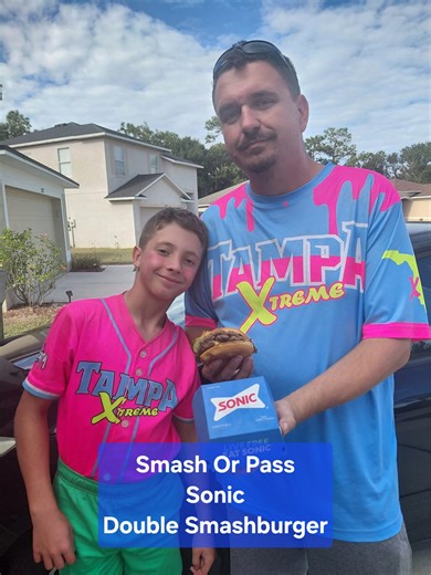 What's Your Choice? Smash or Pass Sonic Double Smash Burger Sponsored By: The Cabinet Painting Company #smashorpass #fastfood #tampaflorida #sonicdrivein #smashburger #thehonestfoodguy Sonic Drive-In | The Honest Food Guy
