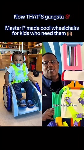 We making a difference and providing cool wheelchairs for kids in need @makegoodnola 🙌🏽 it’s a blessing to be a blessing @teamhopenola | Master P