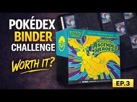 Opening an Ascended Heroes ETB… Is It Worth It? | Pokédex Binder Challenge Ep. 3