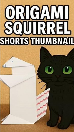 Origami Squirrel Tutorial - Full Step-by-Step #howtomake #diy