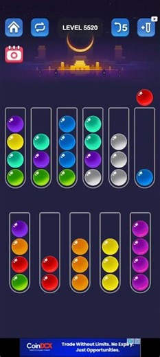 Ball Sort Puzzle Level 5520