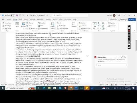 New Perspectives Word 2019 | Module 2: SAM Project 1a | Smart Cities #newperspectives #module2