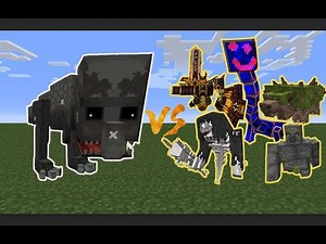 Devastator vs Ignis, Corrupted Champion, Rock, Wicked Giraffe, Lushsaur | Minecraft mob battle