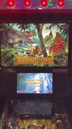 What does the Jurassic Park pinball machine look like ?