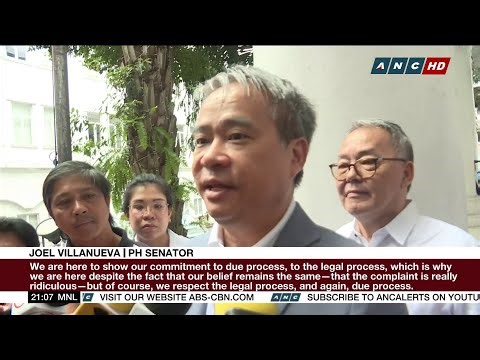LOOK: Villanueva, Revilla file counter-affidavit vs flood control complaints | ANC