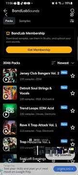 How to find free samples packs and samples on bandlab. #bandlab