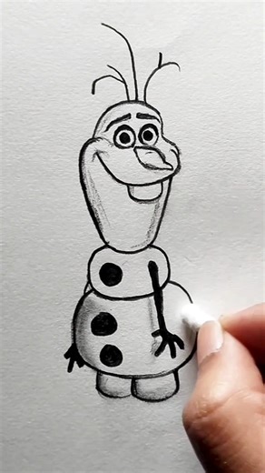 Olaf Drawing | Frozen Fan Art