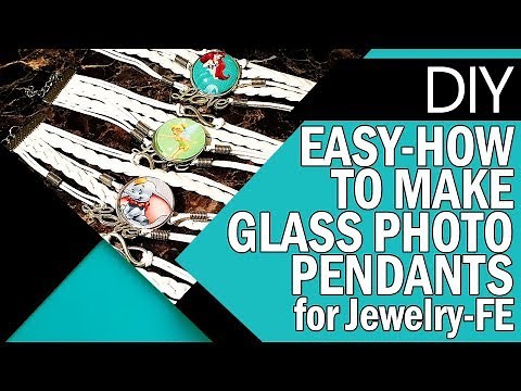 EASY - How to Make Glass Photo Pendants | Cabochons | Fish Extender Gifts
