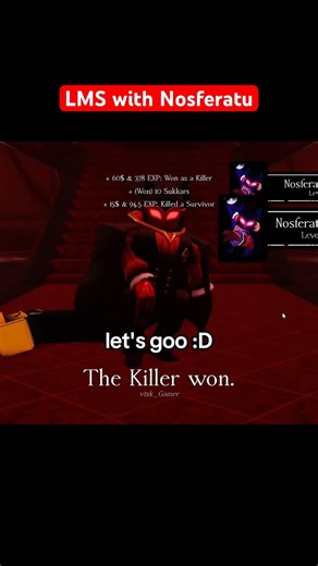 Winning an LMS using #nosferatu in #forsaken